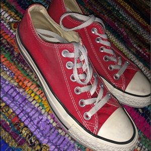 Red Low Top Converse